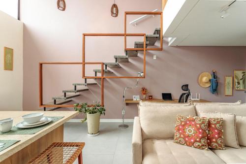 Duplex Moderno Novo Campeche, WiFi 1GB, 500m da praia