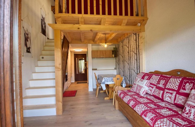 Duplex rénové à Morillon, proche télécabine, 4 pers, balcon, Wi-Fi, parking - FR-1-642-68