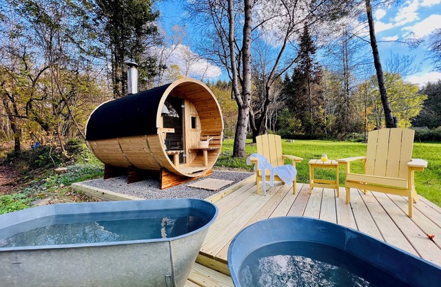 eBikes-Paddleboards-Sauna-Cold Plunge-HotTub-3m to Oquaga Creek SP-Arctic Lake!