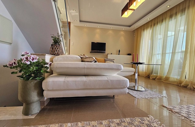 Enjoy Breathtaking Sea Views From Villa Glarokavos in Pefkohori, Greece