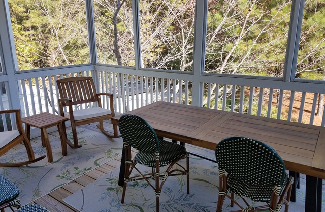 Enjoy Sunset's from our Townhouse in Serenbe's Crossroads Hamlet.