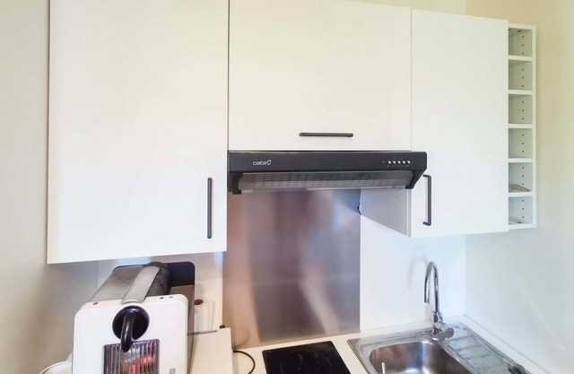 Explore Paris and Paris from this quiet and functional vacation rental.