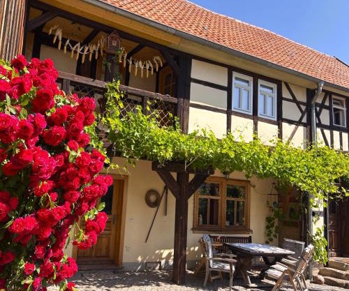 Fachwerkhaus mit rustikalem Weinkeller und Garten, ganze Unterkunft, gute Lage