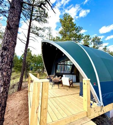 Family Glamping Tent at Manzano Mountain Retreat