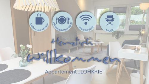 Ferien und Business Appartement mit Loggia