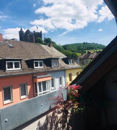 Ferienwohnung in Binger Stadtmitte mit Balkon
