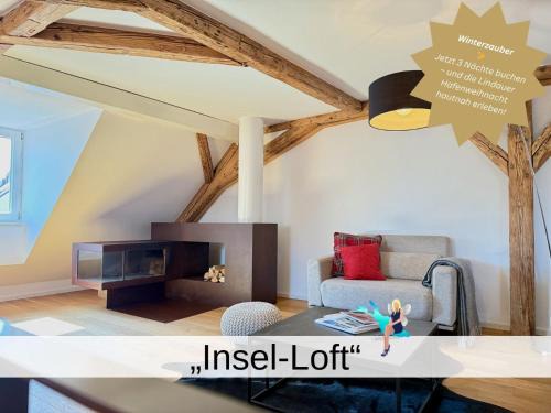 Ferienwohnung Insel-Loft - Maisonette auf der Insel, exklusiv mit Dachterrasse