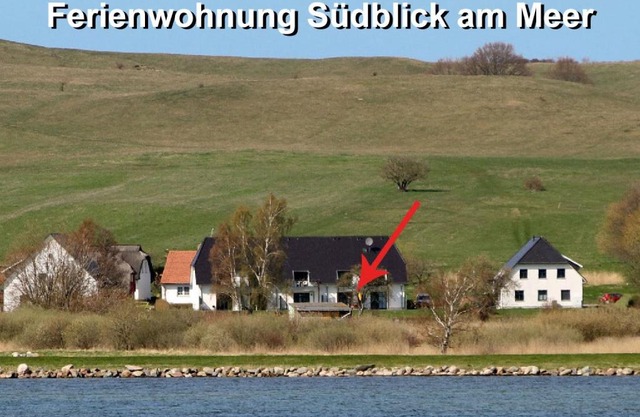 Ferienwohnung Südblick in Groß Zicker in ruhiger Lage mit Terrasse und Meerblick