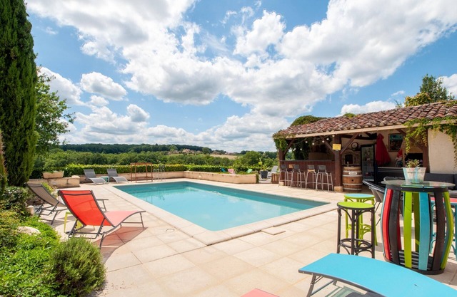 Fine small holiday home with a shared pool