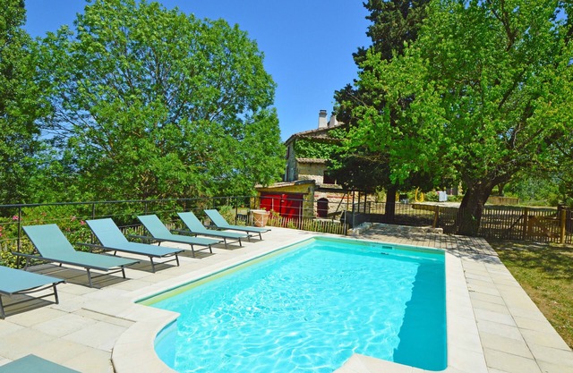Former Ardèchoise farmhouse 12/14p 6 bdrms Private heated swimming pool not overlooked