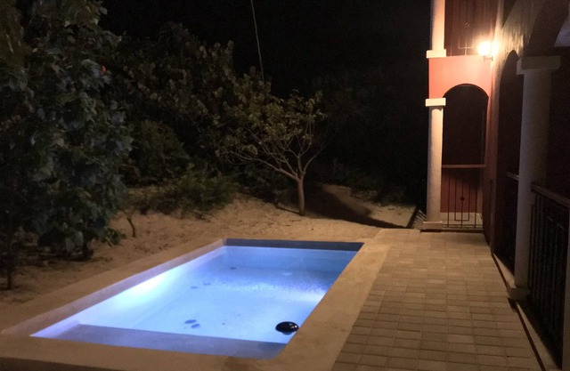 From far away you will notice this unique red building.