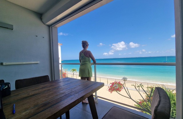 Front Beach in Grand Case Saint Martin