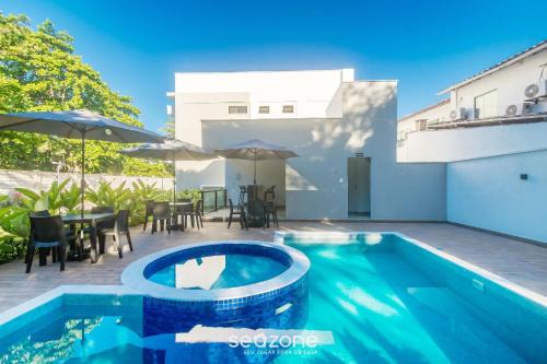 Full stay with pool just 350m from the beach in Porto Seguro | PRY
