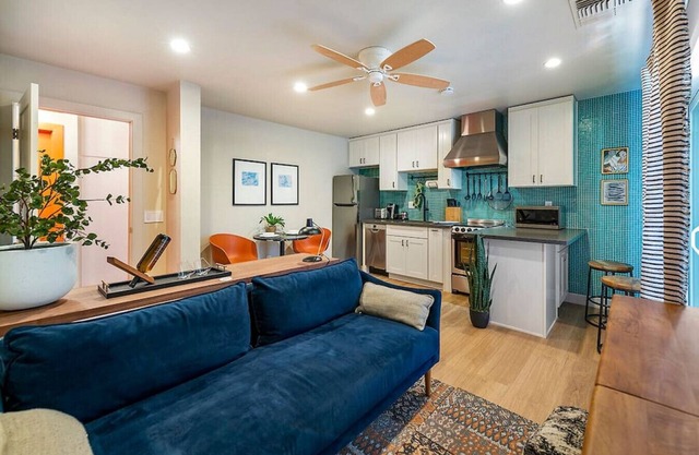 Fully furnished apartment tucked away on-site at UpValley Inn & Hot Springs