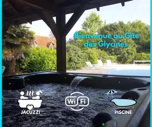 Gite 06-Les Glycines avec piscine & jacuzzi-5 pers