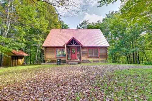 Gore Mountain Cabin Game Room and Fire Pit