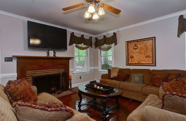 Gorgeous 4 bedroom with rec room/outdoor pond upscale exclusive Weddington area
