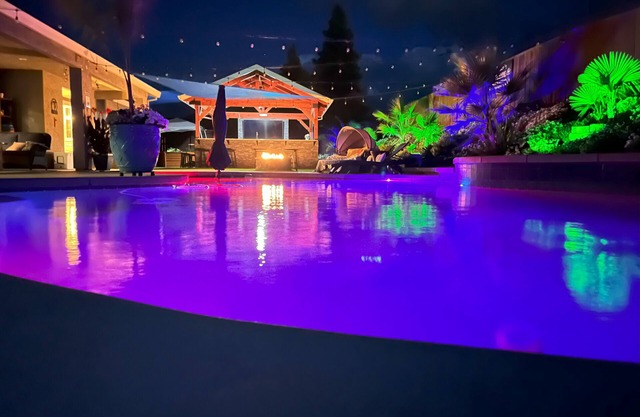 Gorgeous backyard oasis with all of the comforts of home, the W has it all!