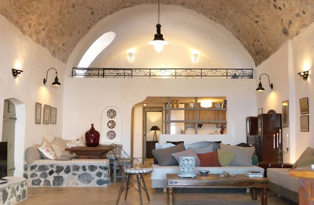 Gorgeous Santorini Villa | 3 Bedrooms | Villa Illumi | Spacious Terrace with.