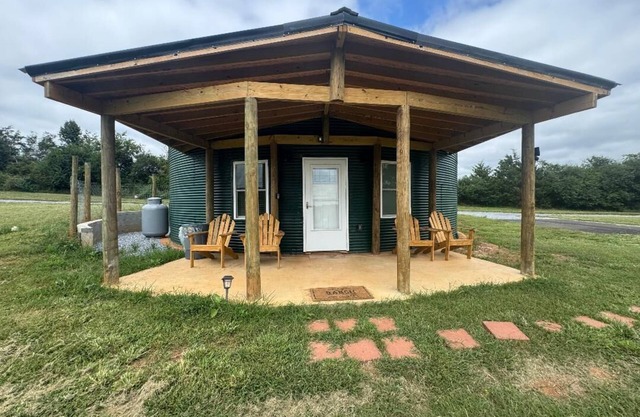 Green Grain Bin One Level Home