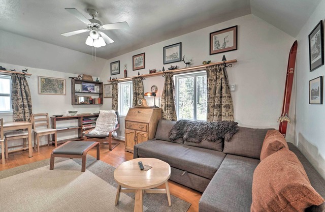 Half-Mi to Trails: Rustic Soda Springs Cabin!