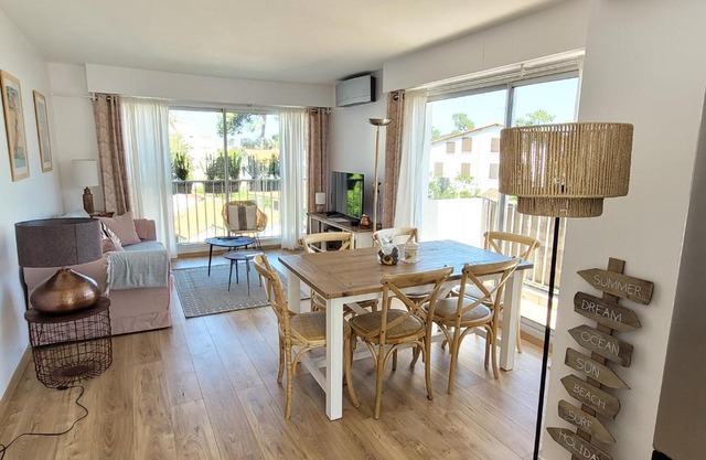 Havre de paix 4 étoiles, 2 pièces calme et lumineux à 100 mètres de la plage