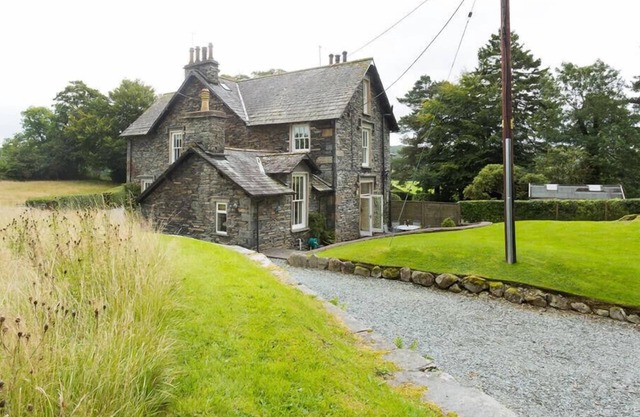 HAWKSHEAD HALL, pet friendly, with open fire in Hawkshead