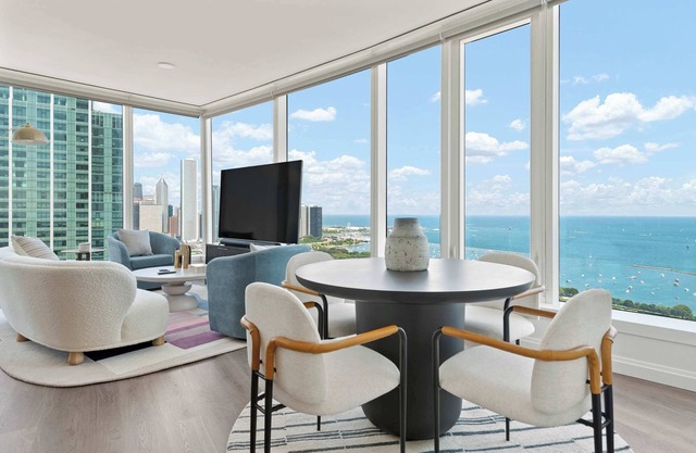 High-Floor 2BRs with City & Lake Views