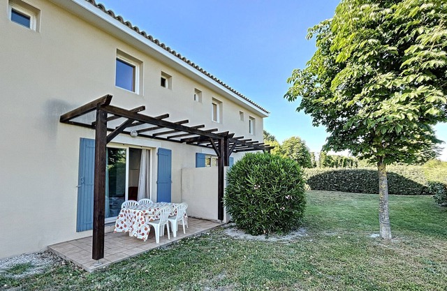 Holiday home in holiday residence with swimming pool