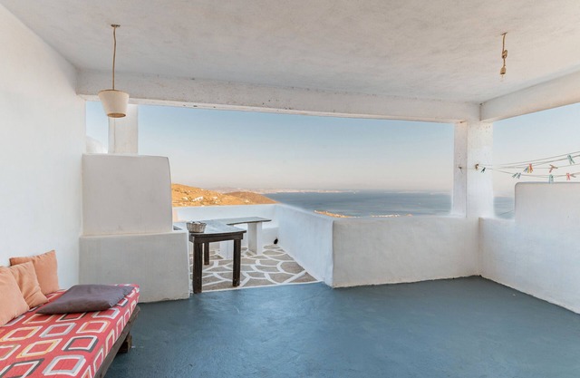 Holiday Home 'Nikos - Tinos - Arnados' with Sea View and Shared Terrace