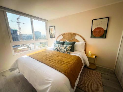 HOM I Depto 2D2B en Nunoa Mall Plaza Egana 4PAX