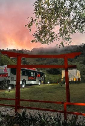 Hospedagem no Ônibus Oriental em Domingos Martins ES