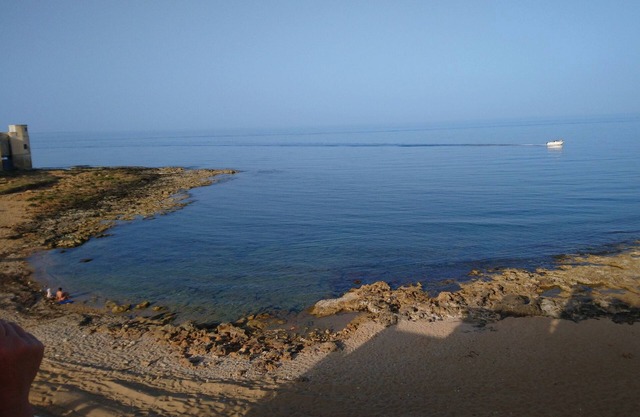 House by the sea seaside village of Calabernardo in the Val di Noto. Sea view.