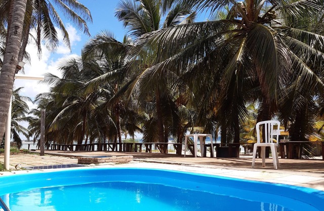 House in Praia do Coqueiro, facing the sea, close to the best tents.