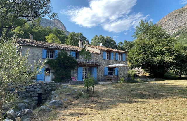 House in Provence in an old fuller's mill