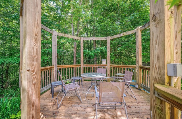 Idyllic Martinsville Retreat w/Deck & Forest View