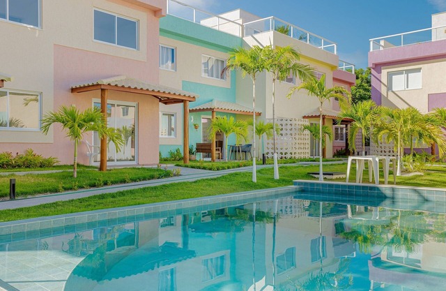 IM07 Excellent Apartment 600m from the beach with 2 suites - Imbassaí