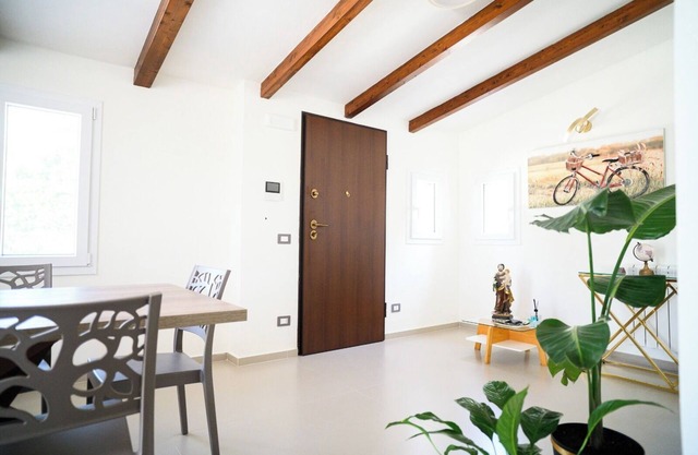 In the heart of Agrigento, in a quiet but central area.