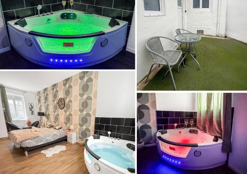 Jacuzzi privé, terrasse, Roubaix