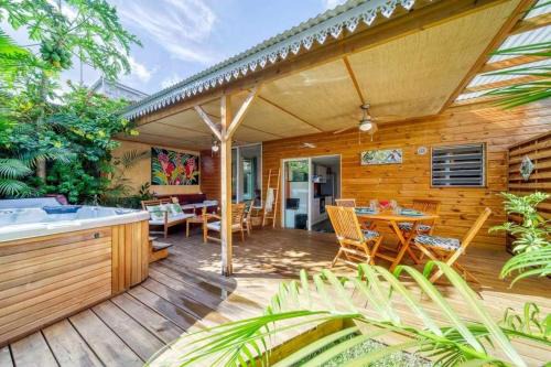 Jardin Bourbon - maison 4 étoiles - La Rivière - entre mer et montagne