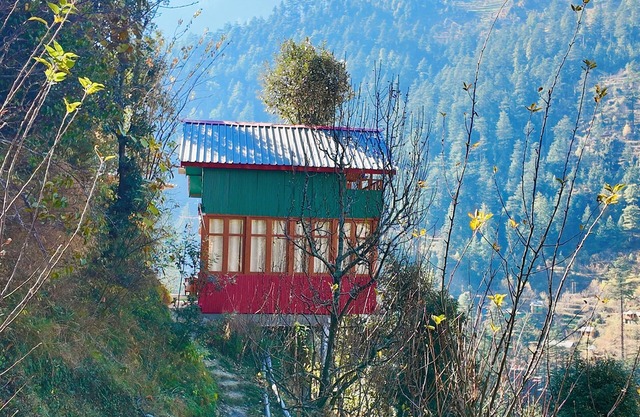 Jibhi Bliss treehouse Cottage-1