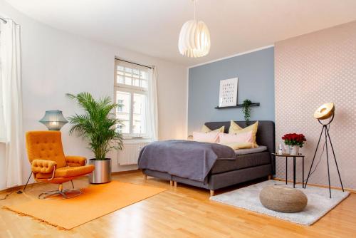 Kaßberg Apartment im Retro-Stil/Netflix & WIFI