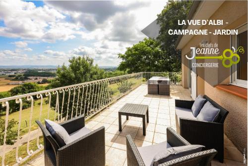 La vue d'Albi - Campagne - Jardin