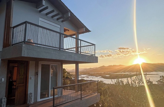 Lake House View in Ferrugem Beach, Garopaba. Santa Catarina, Brazil