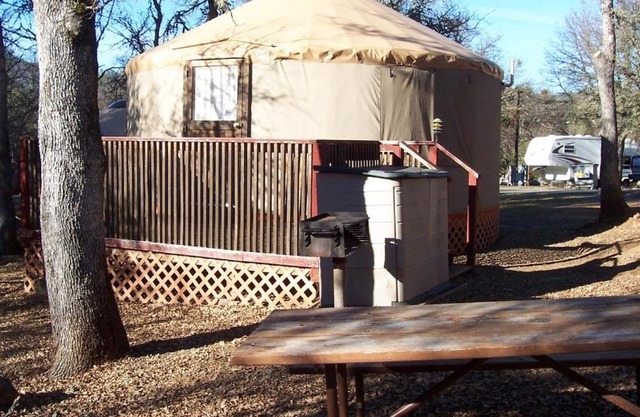Lake of the Springs Camping Resort Yurt 1