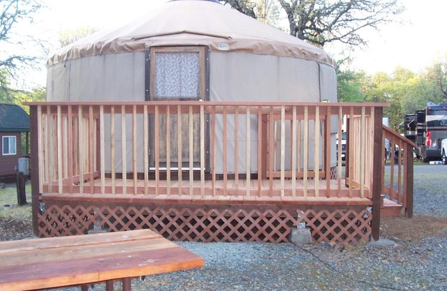 Lake of the Springs Camping Resort Yurt 6