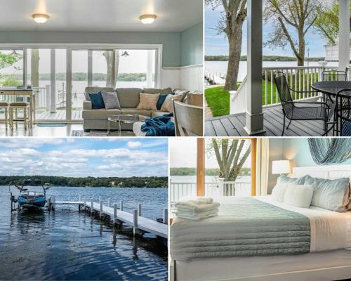 Lakefront Private Dock Pet Friendly Fire Pit