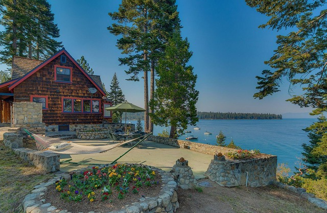 Lakefront with Private Pier and Buoy. Panoramic Lake View