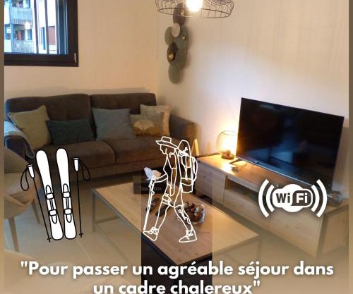 Le 206 Appartement Moderne et Cosy-Terrasse -Centre-Parking-Wifi