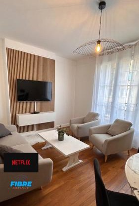 Le beau Milo 2 chambres Coeur de ville avec Balcon Netflix